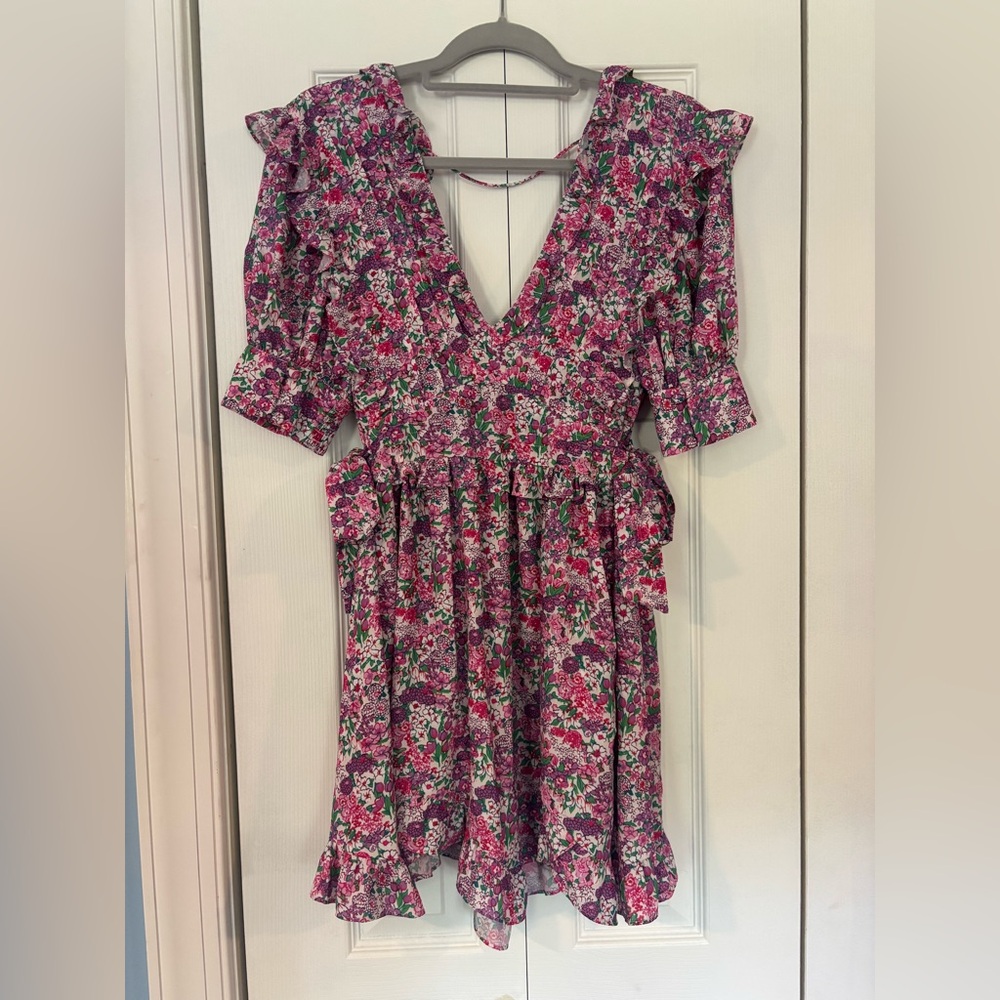For Love and Lemons - XS Katarina Floral Mini Dress - Picture 3 of 12